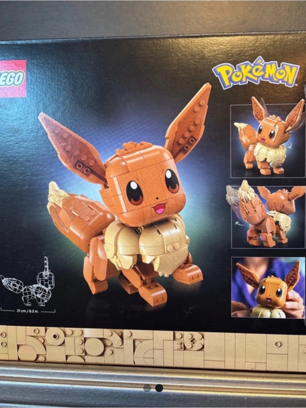 LEGO Pokémon Eevee Buildable Figure - Brown and Cream
